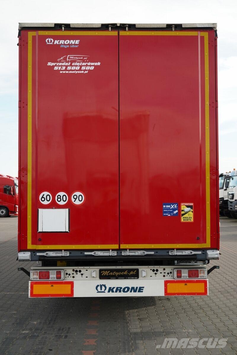 Krone FIRANKA MEGA / LOW DECK / OŚ PODNOSZONA / DACH POD Curtain sider semi-trailers