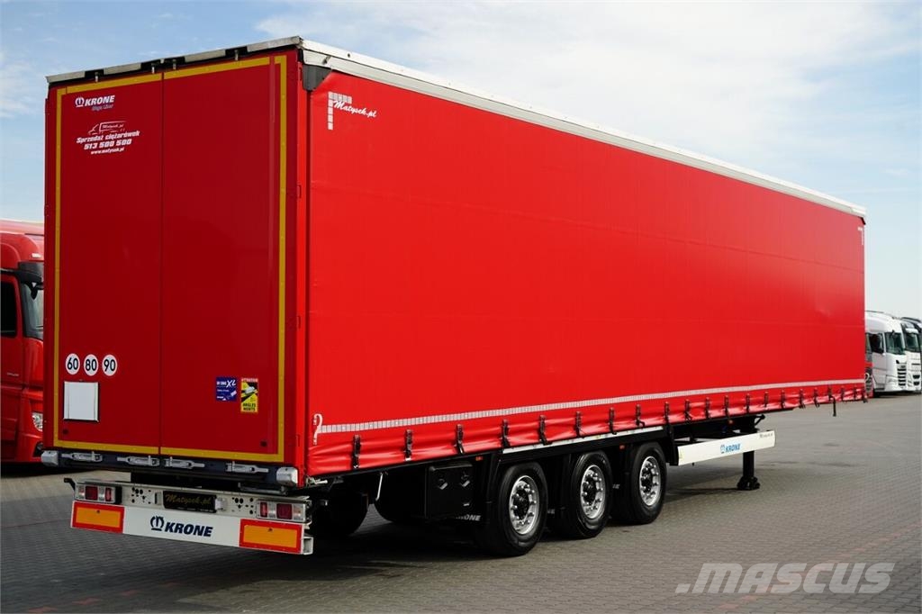 Krone FIRANKA MEGA / LOW DECK / OŚ PODNOSZONA / DACH POD Curtain sider semi-trailers
