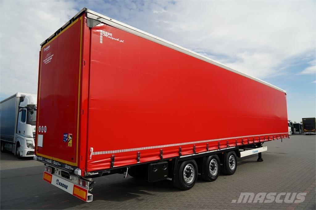 Krone FIRANKA MEGA / LOW DECK / OŚ PODNOSZONA / DACH POD Curtain sider semi-trailers