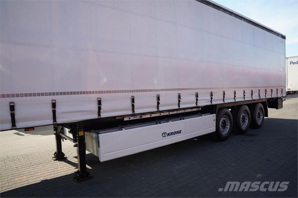 Krone / FIRANKA / STANDARD / PALECIARA / 2X OŚ PODNOSZON Semi-reboques com cortinas laterais