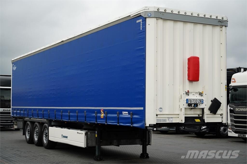 Krone FIRANKA / STANDARD / KOSZ NA PALETY / PLANDEKA ZB Tents puspiekabes