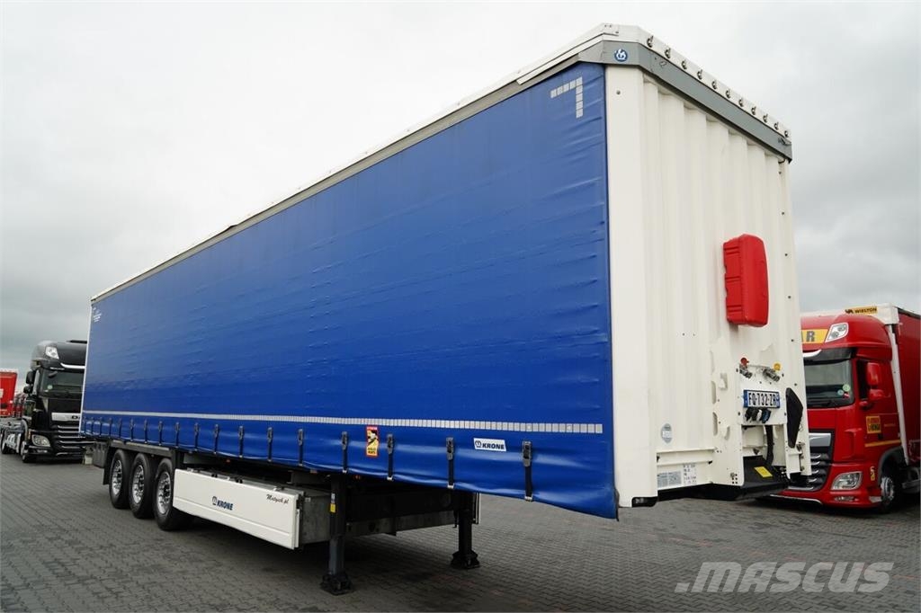 Krone FIRANKA / STANDARD / KOSZ NA PALETY / PLANDEKA ZB Tents puspiekabes