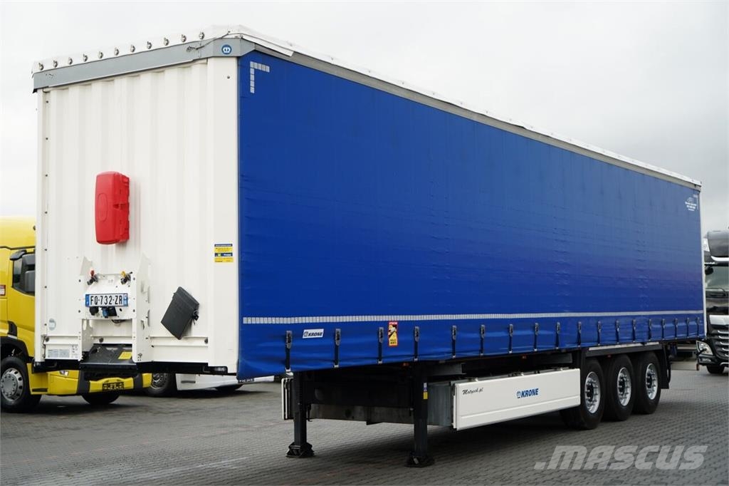 Krone FIRANKA / STANDARD / KOSZ NA PALETY / PLANDEKA ZB Tents puspiekabes