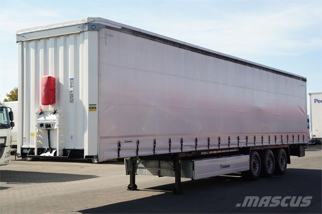 Krone / FIRANKA / STANDARD / PALECIARA / 2X OŚ PODNOSZON Semi-reboques com cortinas laterais
