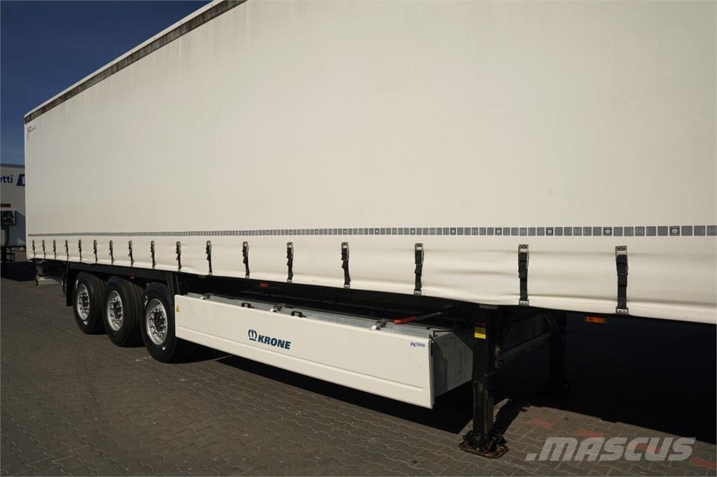 Krone / FIRANKA / STANDARD / PALECIARA / 2X OŚ PODNOSZON Semi-reboques com cortinas laterais