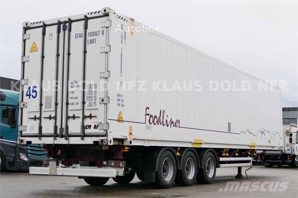 Krone SD BDF Multi Chassis refrigerated container carrie Podvozky a zavesenie kolies