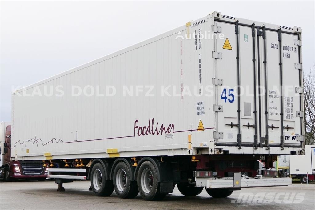 Krone SD BDF Multi Chassis refrigerated container carrie Podvozky a zavesenie kolies