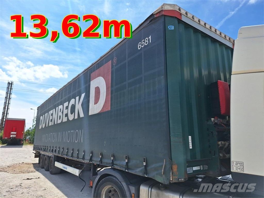 Krone SD Pritsche+Plane - Mega semi-trailer Poluprikolice sa ciradom