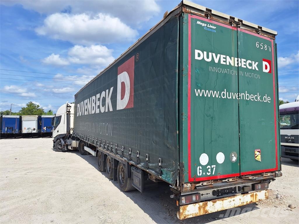 Krone SD Pritsche+Plane - Mega semi-trailer Poluprikolice sa ciradom