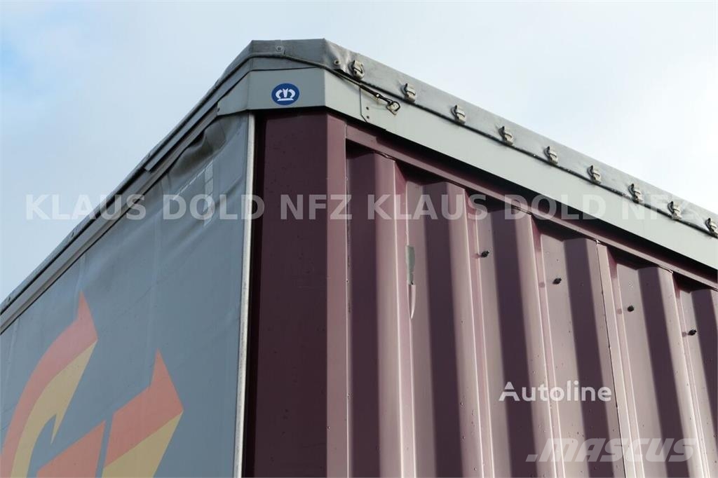 Krone SD XL MegaLiner curtainsider semi-trailer / Edscha Poluprikolice sa ceradom