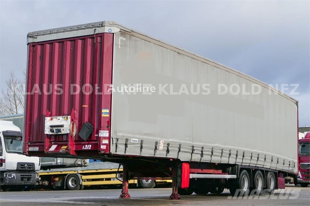 Krone SD XL MegaLiner curtainsider semi-trailer / Edscha Poluprikolice sa ceradom
