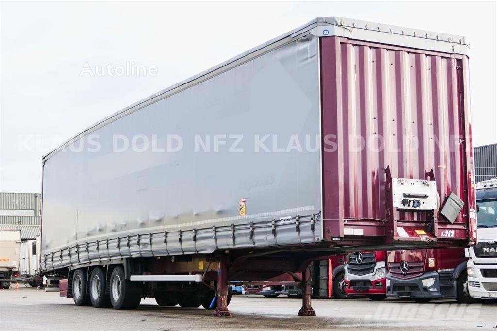Krone SD XL MegaLiner curtainsider semi-trailer / Edscha Poluprikolice sa ceradom