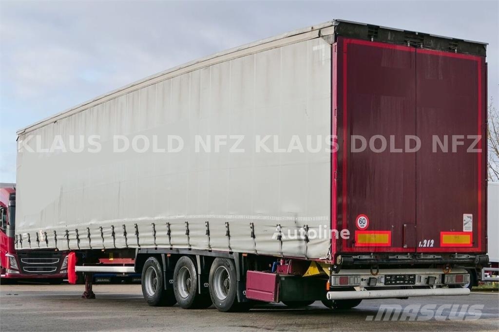 Krone SD XL MegaLiner curtainsider semi-trailer / Edscha Poluprikolice sa ceradom