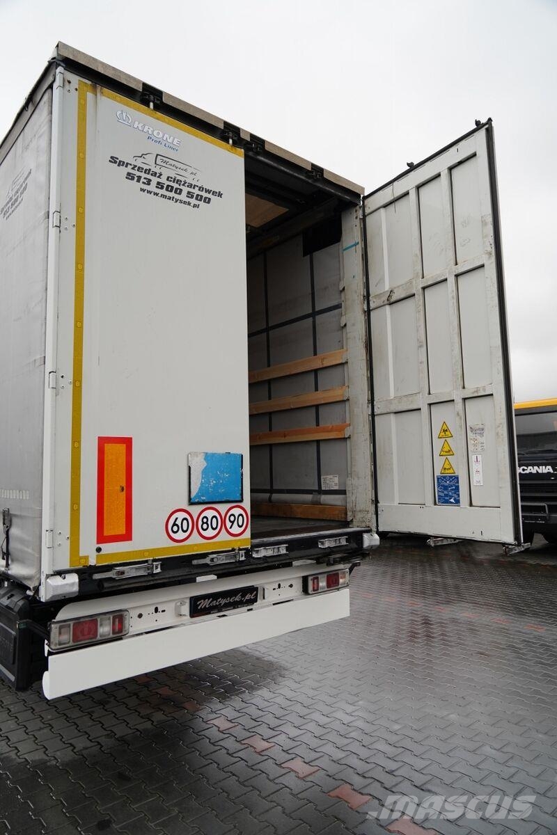 Krone Semiremorcă cu prelată culisantă (Curtainsider) / Perdeli yari çekiciler