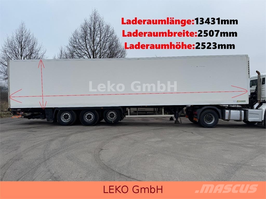 Lamberet Mit Thermoking Spectrum 252cm Höhe نصف مقطورات بدرجة حرارة قابلة للضبط