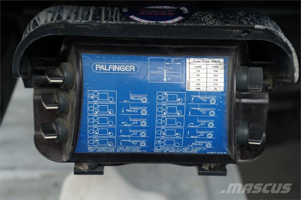 Lecitrailer KONTENER / WINDA PALFINGER 2 500 KG / OŚ PODNOSZON Ημιρυμούλκες κόφα
