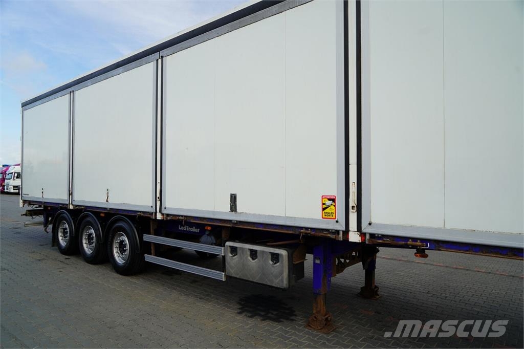 Lecitrailer / KONTENER / MOCNA PODŁOGA / BOKI OTWIERANE / Umpikori puoliperävaunut