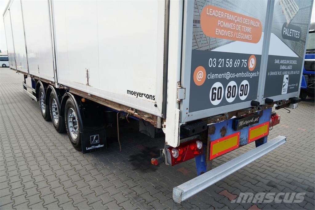 Lecitrailer / KONTENER / MOCNA PODŁOGA / BOKI OTWIERANE / Umpikori puoliperävaunut