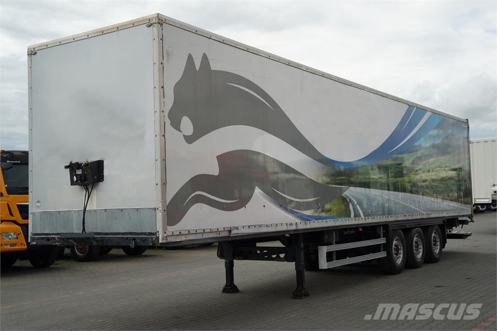 Lecitrailer KONTENER / WINDA PALFINGER 2 500 KG / OŚ PODNOSZON Ημιρυμούλκες κόφα