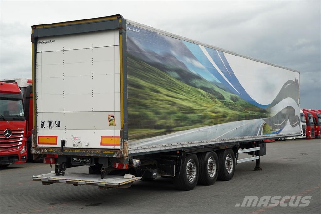 Lecitrailer KONTENER / WINDA PALFINGER 2 500 KG / OŚ PODNOSZON Ημιρυμούλκες κόφα