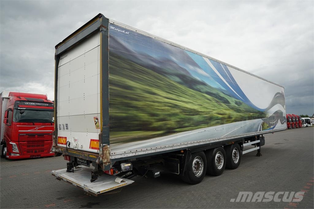 Lecitrailer KONTENER / WINDA PALFINGER 2 500 KG / OŚ PODNOSZON Ημιρυμούλκες κόφα