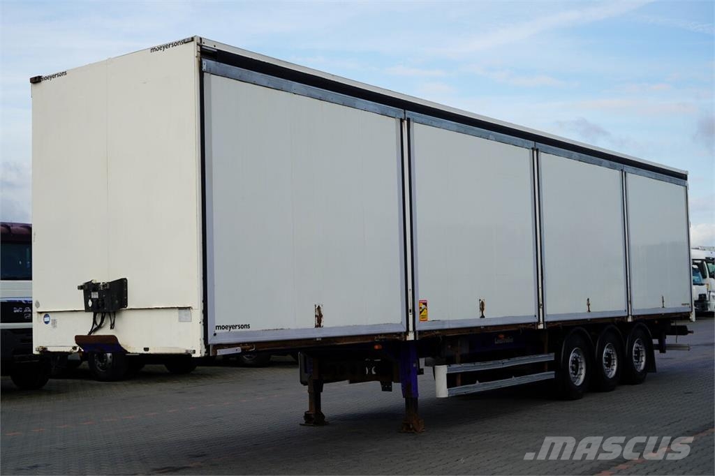 Lecitrailer / KONTENER / MOCNA PODŁOGA / BOKI OTWIERANE / Umpikori puoliperävaunut