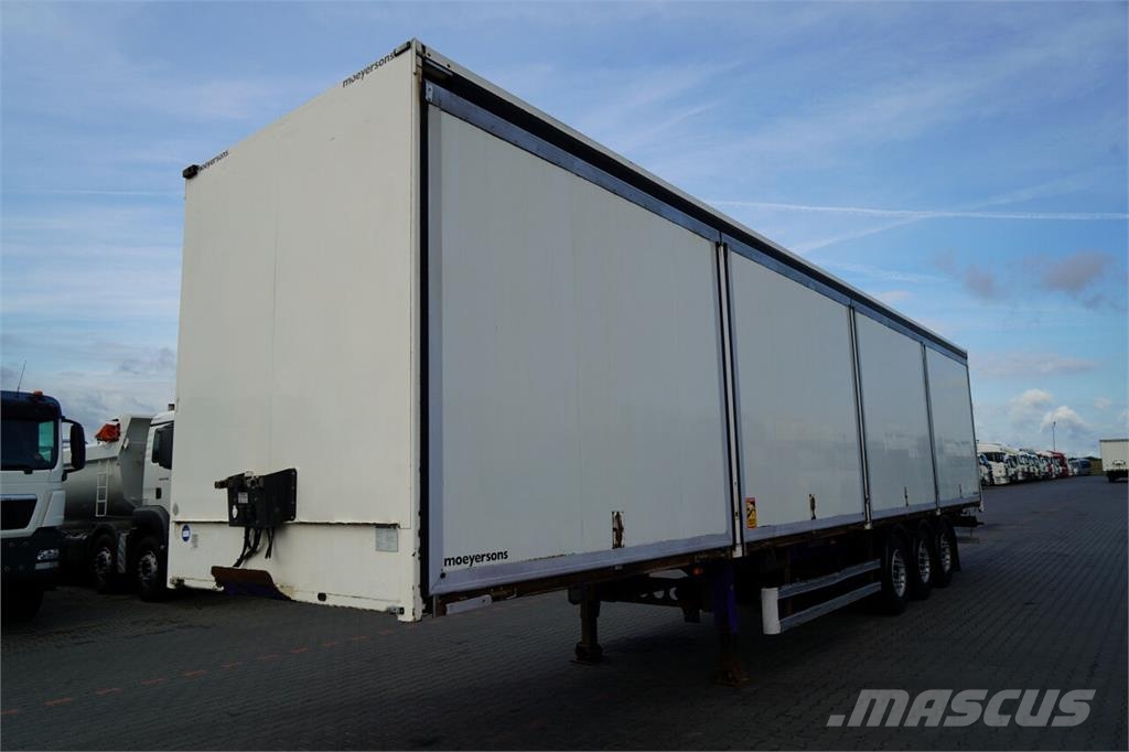 Lecitrailer / KONTENER / MOCNA PODŁOGA / BOKI OTWIERANE / Umpikori puoliperävaunut