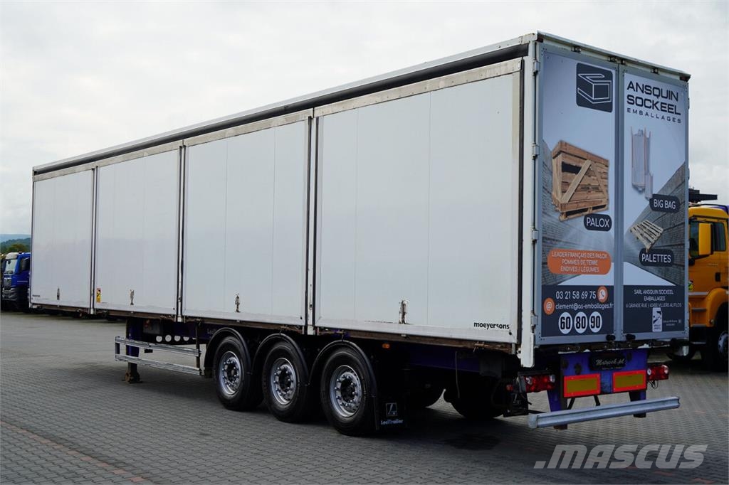 Lecitrailer / KONTENER / MOCNA PODŁOGA / BOKI OTWIERANE / Umpikori puoliperävaunut