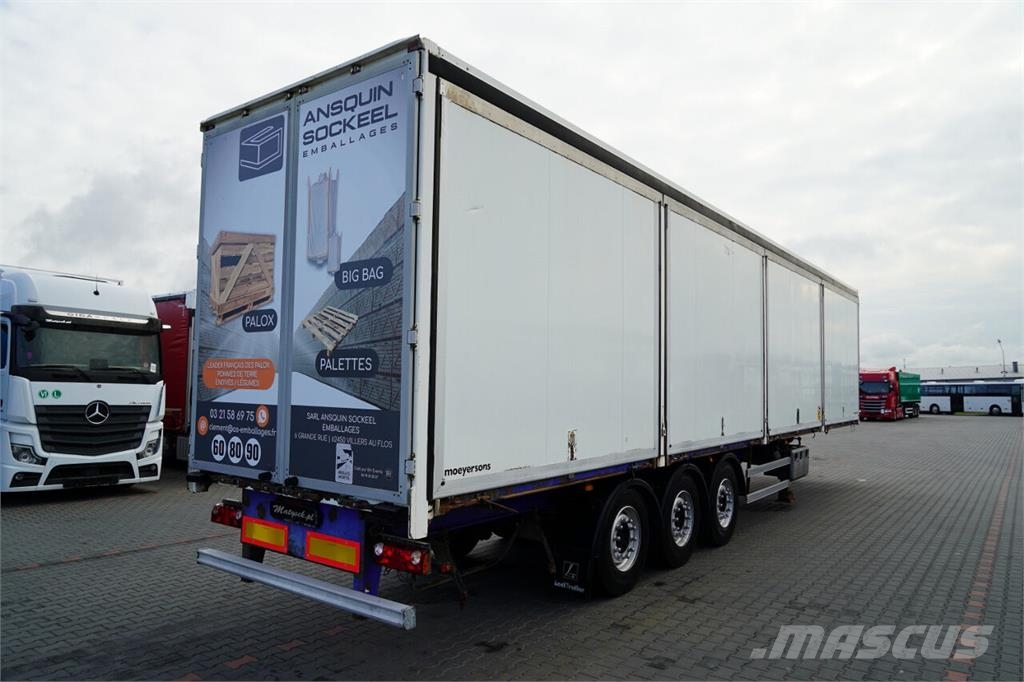 Lecitrailer / KONTENER / MOCNA PODŁOGA / BOKI OTWIERANE / Umpikori puoliperävaunut