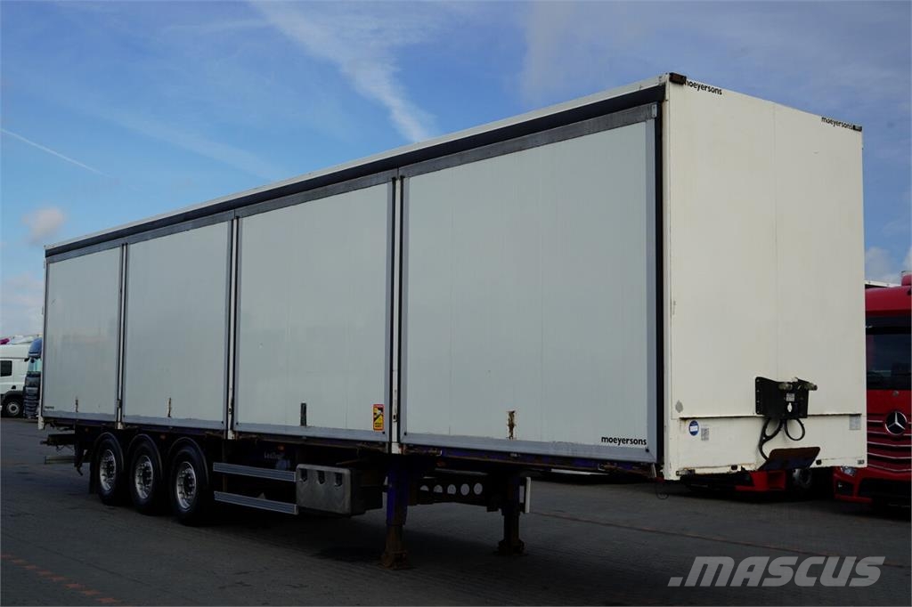 Lecitrailer / KONTENER / MOCNA PODŁOGA / BOKI OTWIERANE / Umpikori puoliperävaunut