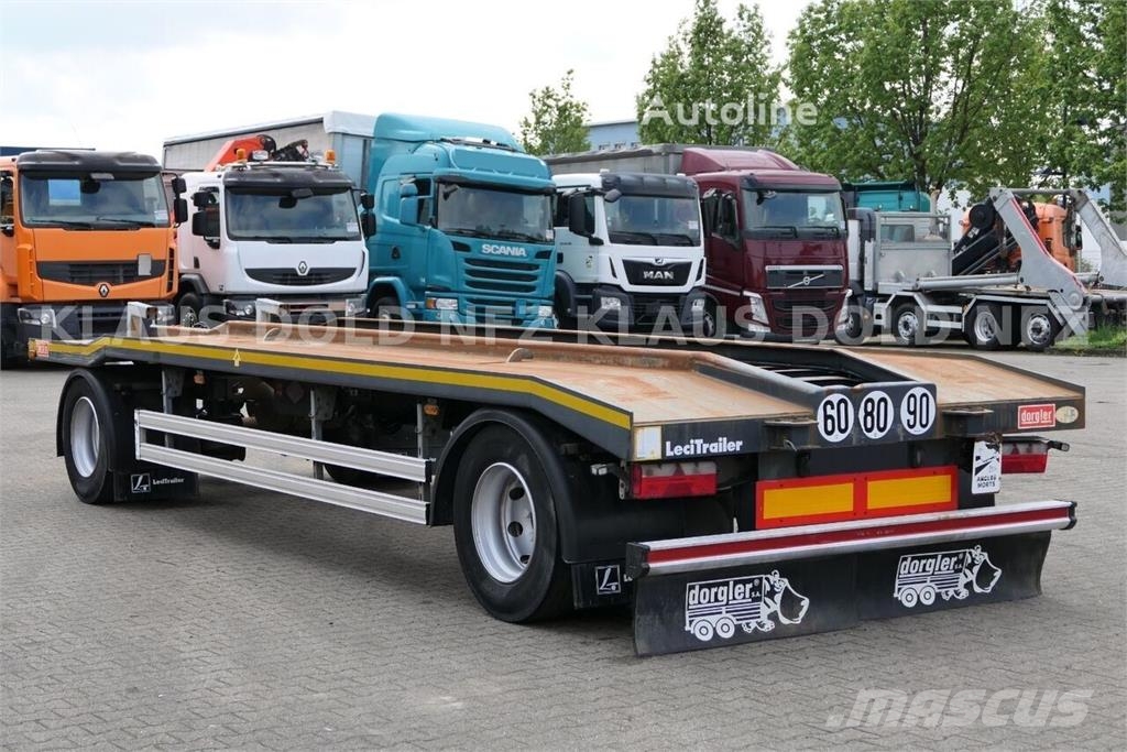 Lecitrailer REMOLQUE 2E-RD Roll-Off Container Trailer – SAF Ax Chassis en ophanging