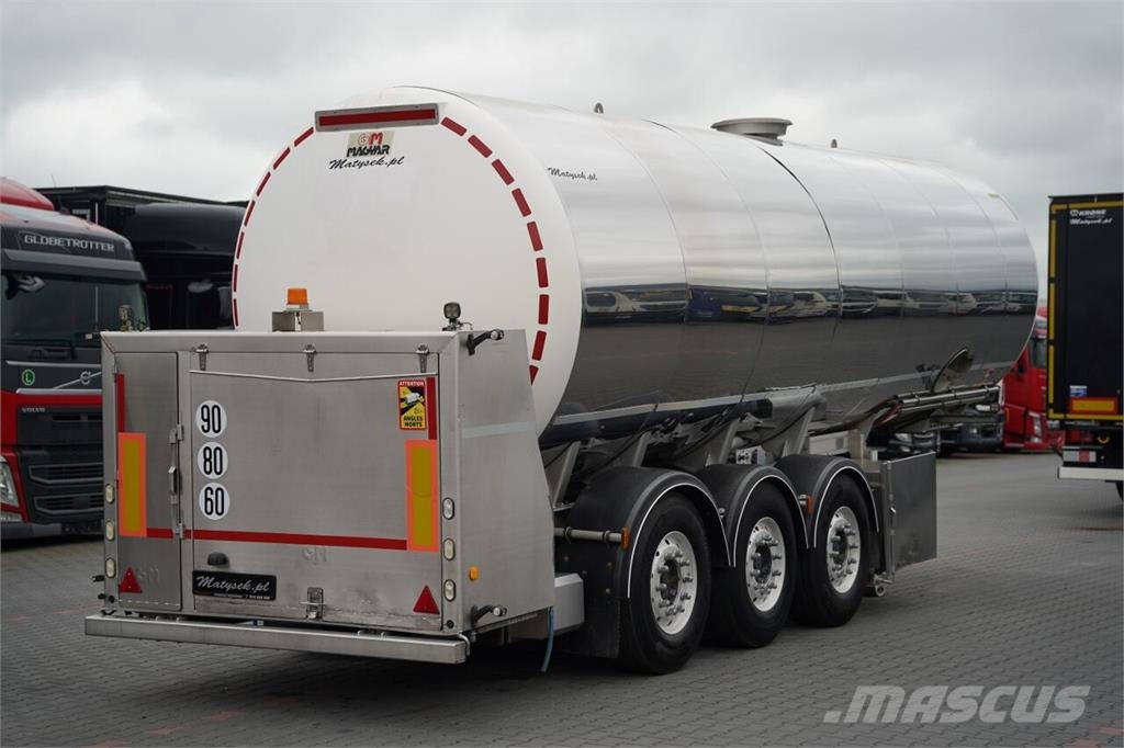 Magyar CYSTERNA SPOŻYWCZA / 30 000 L / OŚ PODNOSZONA / OŚ Tanktrailer