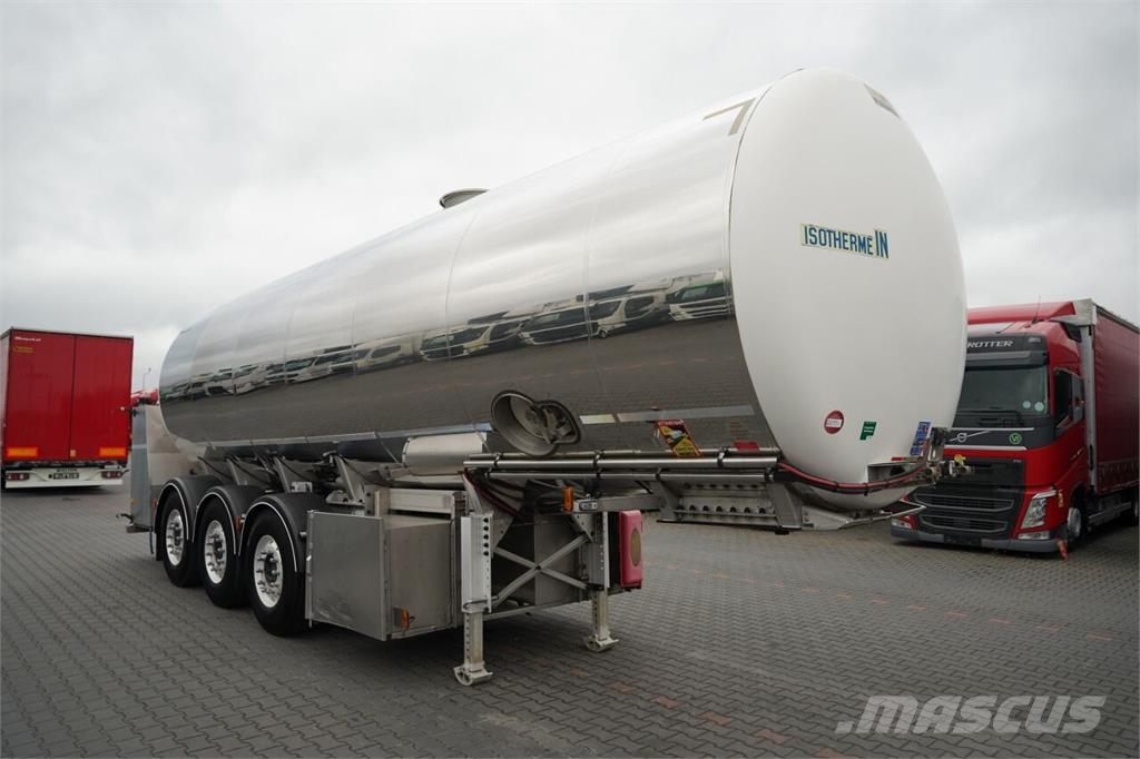 Magyar CYSTERNA SPOŻYWCZA / 30 000 L / OŚ PODNOSZONA / OŚ Tanktrailer