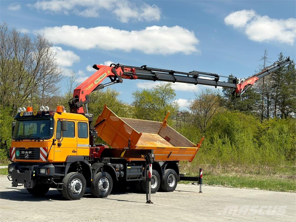 MAN 35.414 * PALFINGER PK 36002 +FUNK / 8x6 Camion ribaltabili