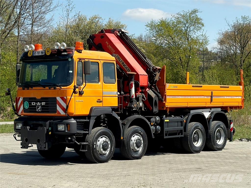 MAN 35.414 * PALFINGER PK 36002 +FUNK / 8x6 Camion ribaltabili