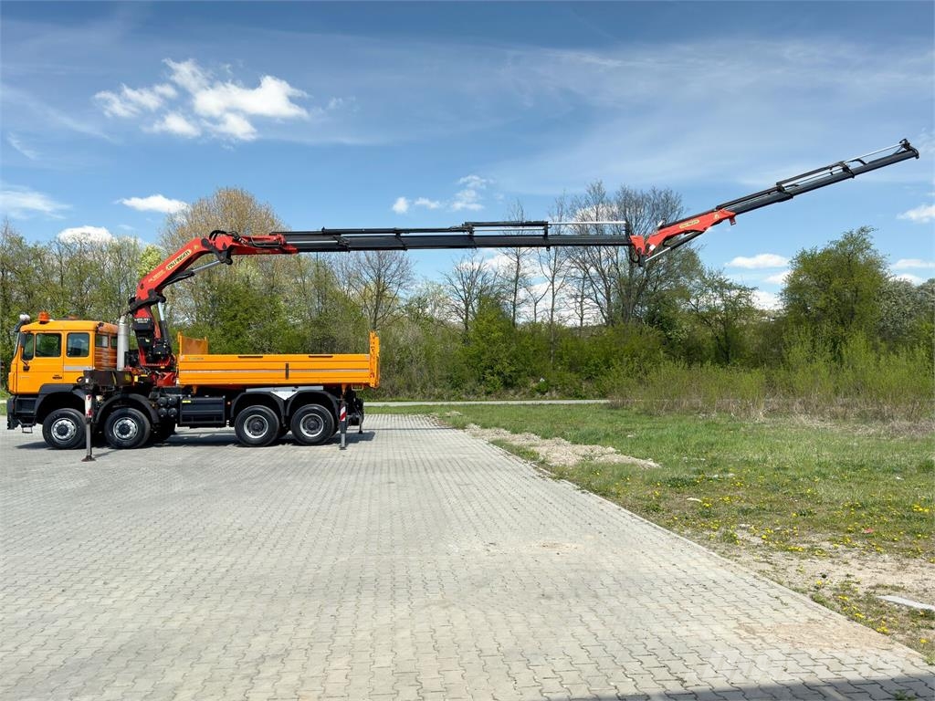 MAN 35.414 * PALFINGER PK 36002 +FUNK / 8x6 Camion ribaltabili