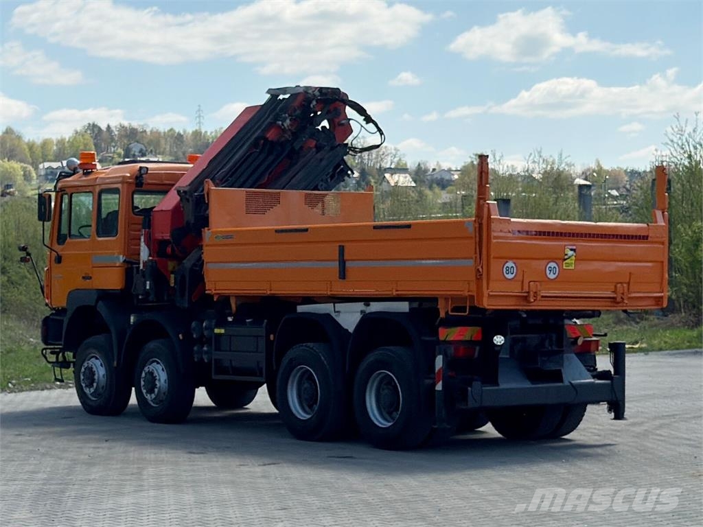 MAN 35.414 * PALFINGER PK 36002 +FUNK / 8x6 Camion ribaltabili