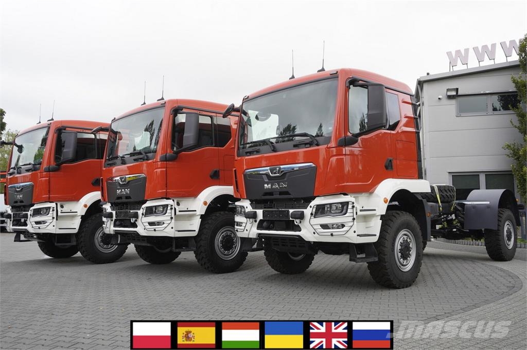 MAN NEW MAN TGM 18.250 4x4 / chassis 520 cm / no milea Chassis