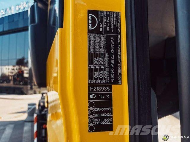 MAN TGA 18.440 6x2 FASSI F 210 A.24 Crane Rotator Hákový nosič kontejnerů