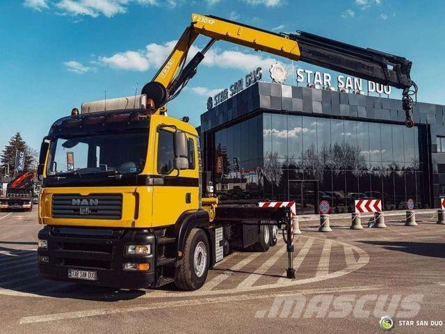 MAN TGA 18.440 6x2 FASSI F 210 A.24 Crane Rotator Hákový nosič kontejnerů