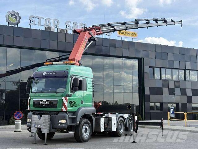 MAN Tga 33.440 6x4 Palfinger Pk 36002 Crane Tractor Nyergesvontatók