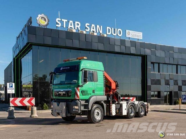 MAN Tga 33.440 6x4 Palfinger Pk 36002 Crane Tractor Nyergesvontatók