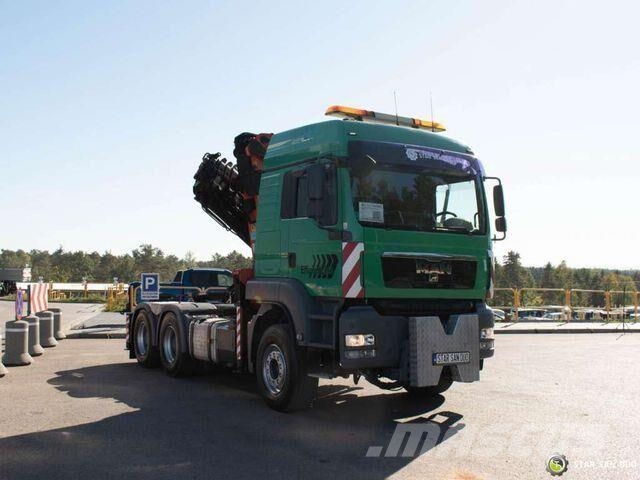 MAN Tga 33.440 6x4 Palfinger Pk 36002 Crane Tractor Nyergesvontatók