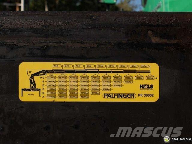 MAN Tga 33.440 6x4 Palfinger Pk 36002 Crane Tractor Nyergesvontatók