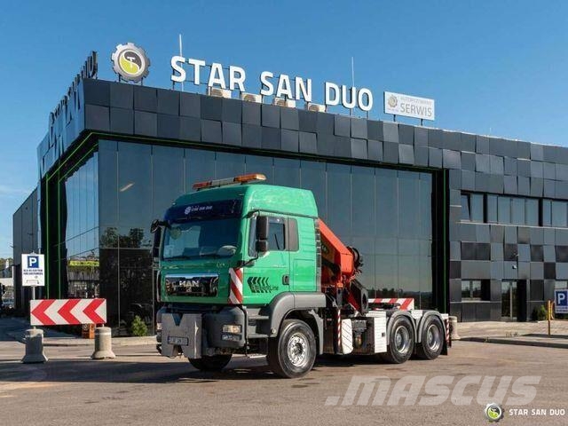 MAN Tga 33.440 6x4 Palfinger Pk 36002 Crane Tractor وحدات الجر