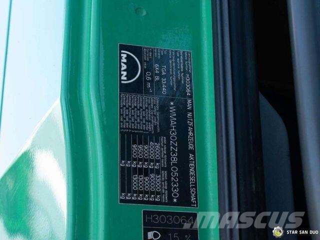 MAN Tga 33.440 6x4 Palfinger Pk 36002 Crane Tractor وحدات الجر