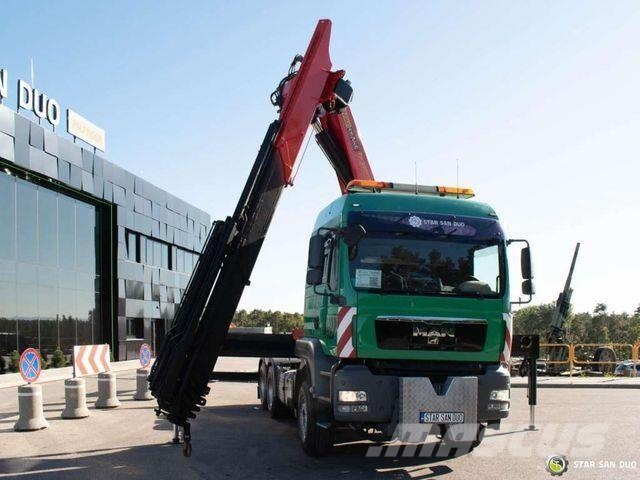MAN Tga 33.440 6x4 Palfinger Pk 36002 Crane Tractor Nyergesvontatók