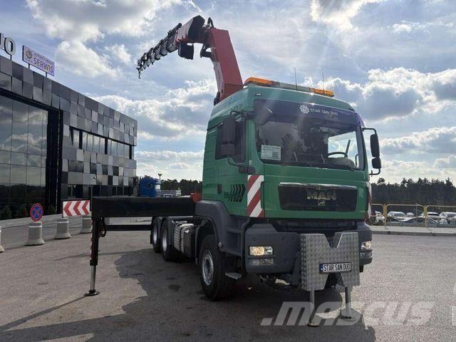 MAN Tga 33.440 6x4 Palfinger Pk 36002 Crane Tractor وحدات الجر