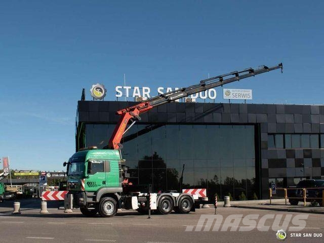 MAN Tga 33.440 6x4 Palfinger Pk 36002 Crane Tractor وحدات الجر