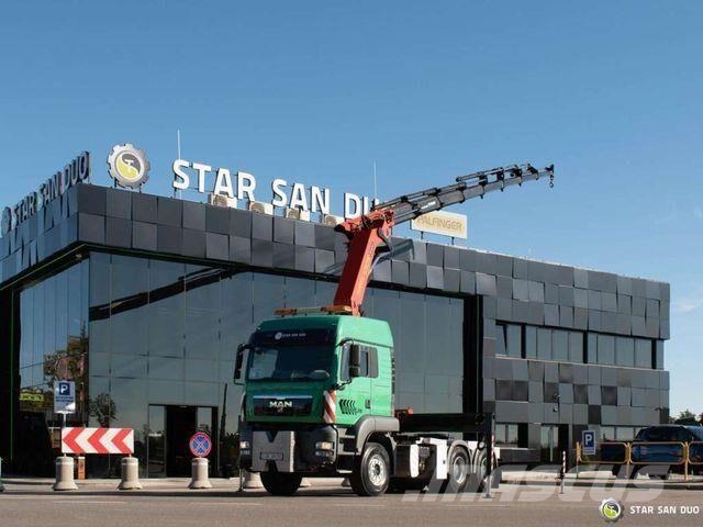MAN Tga 33.440 6x4 Palfinger Pk 36002 Crane Tractor وحدات الجر
